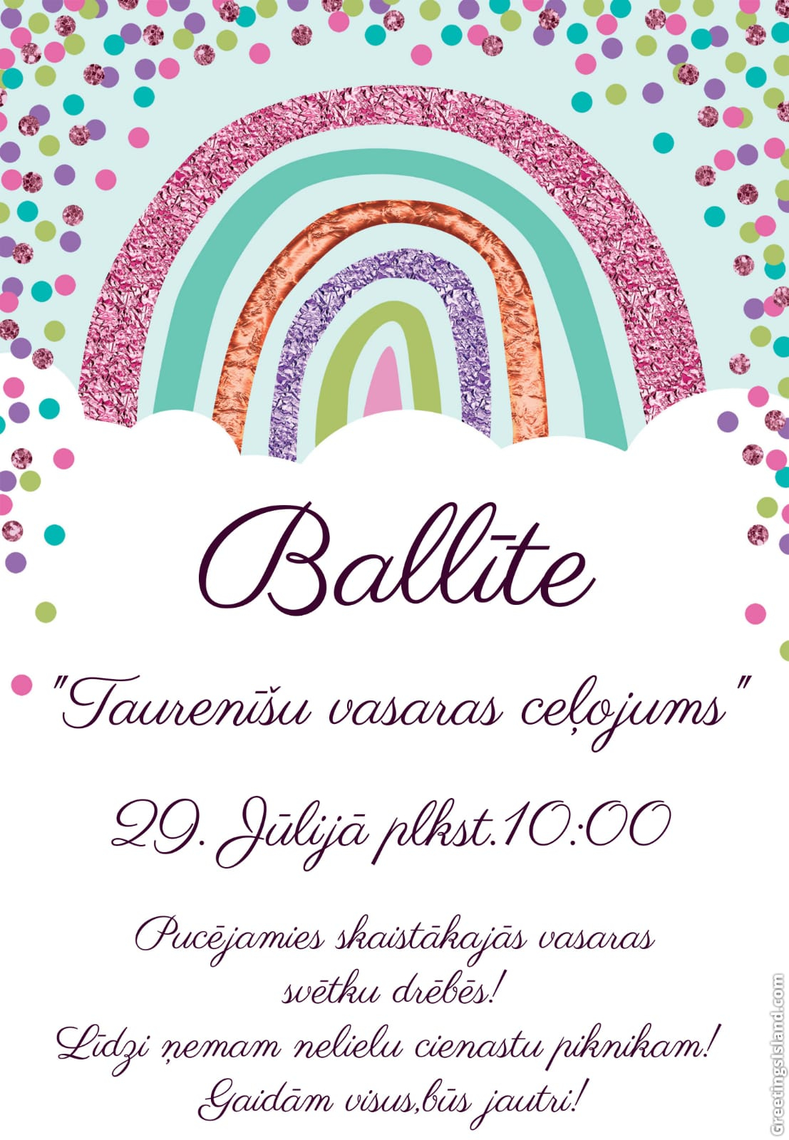 Vasaras ballīte "Taurenīšiem"!